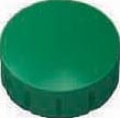 Ronde magneet diameter 15 x 7 mm groen doos van 10 stuks