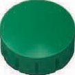 Ronde magneet diameter 15 x 7 mm groen doos van 10 stuks