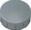 Ronde magneet diameter 15 mm grijs doos van 10 stuks