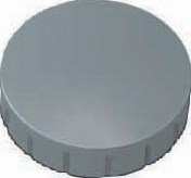 Ronde magneet diameter 24 mm grijs doos van 10 stuks