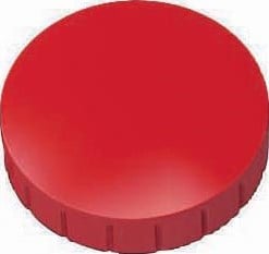 Ronde magneet diamter 32 mm rood doos van 10 stuks