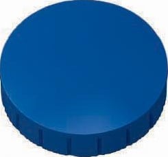 Ronde magneet diameter 32 mm blauw doos van 10 stuks