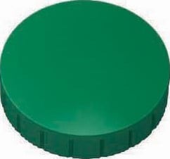 Ronde magneet diameter 32 mm groen doos van 10 stuks