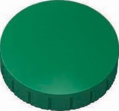 Ronde magneet diameter 32 mm groen doos van 10 stuks
