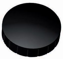 Ronde magneet diameter 32 mm zwart doos met 10 stuks