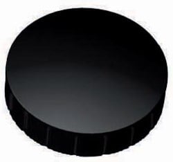 Ronde magneet diameter 32 mm zwart doos met 10 stuks