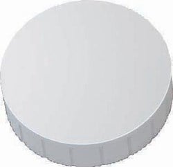 MAUL magneet Solid, 38 mm, trekkracht 2,5 kg, doos van 10 stuks, wit