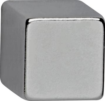 Neodymium magneet MAUL kubus 10x10x10mm 3.8kg nikkel