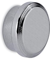 MAUL neodymium schijfmagneet, 16 mm, trekkracht 5 kg, voor glas- en whitebord, zilver, blister van 1 stuk-2