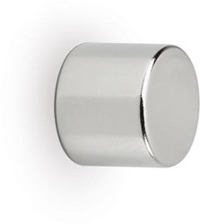 Magneet 10 x 10 x 10 mm neodymium cylinder trekkracht 4 kg zilver 10 stuks