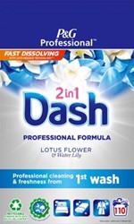 Dash Professional waspoeder 2-in-1 lotus en lelie doos van 6,6 kg