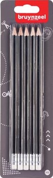 Bruynzeel potlood Hb blister van 5 stuks