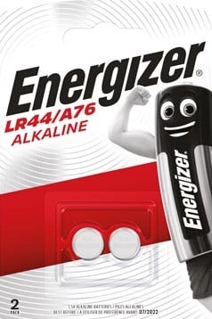 Knoopcel batterij LR44 AG13 Energizer Lithium Electronics 2 stuks