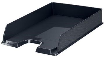 Brievenbakje Esselte Vivida zwart A4