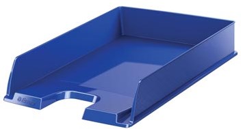 Brievenbakje Esselte Vivida blauw A4 10 stuks