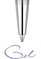 Parker Quink gelvulling voor balpen medium blauw op blister-3