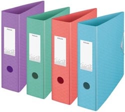 Esselte ordner A4 Colour'Breeze polyfoam rug van 8 cm kleuren assorti