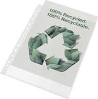 Showtassen A4 gerecycled 100 micron 11 gaats doos van 50 stuks Esselte Premium-2