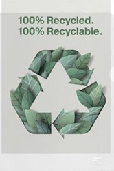 Esselte L-map 100 % gerecycled transparant doos van 20 stuks