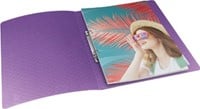 Esselte Colour'Breeze ringmap 2 ringen PP A4 met soepele kaft lavendel-2