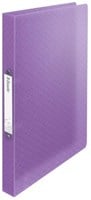 Esselte Colour'Breeze ringmap 2 ringen PP A4 met soepele kaft lavendel
