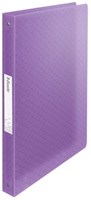 Esselte Colour'Breeze ringmap 4 ringen PP A4 met soepele kaft lavendel