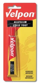 Velpon alleslijm tube van 25 ml op blister