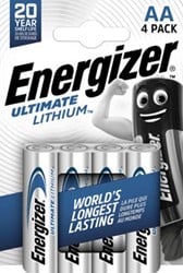 AA batterij Energizer Ultimate Lithium 4 stuks