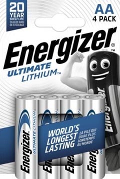 AA batterij Energizer Ultimate Lithium 4 stuks