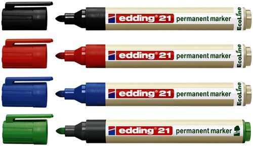 Edding stift 21 Ecoline rood-2