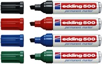 Edding stift 500 permanent marker blauw-2