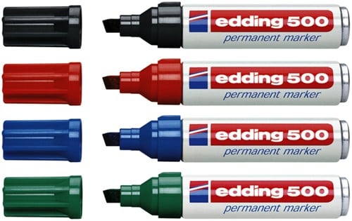 Edding stift 500 permanent marker zwart-3