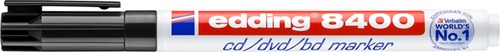 Edding stift voor CD/DVD/BD 8400 zwart op blister-3