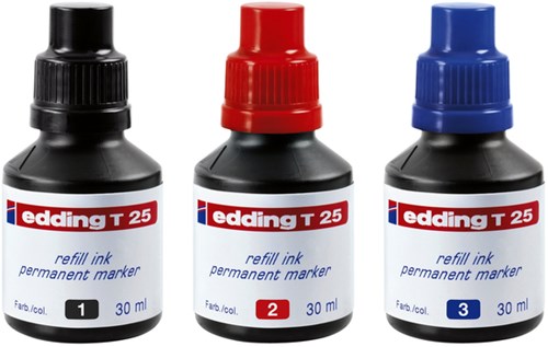 Viltstiftinkt edding T25 rood-3