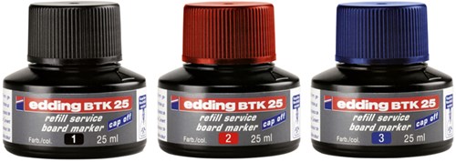 Navulinkt voor whiteboard stiften Edding 25 ml rood-2