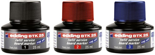Navulinkt voor whiteboard stiften Edding 25 ml zwart-2