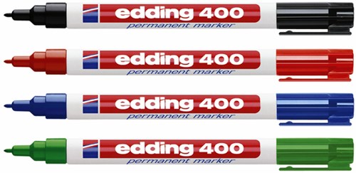 Edding 400 permanent marker rood-3