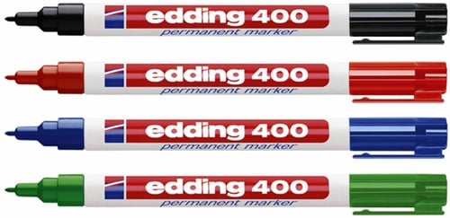 Edding stift 400 permanent marker rood-3