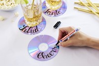 Edding permanent marker CD/DVD/BD 8400, blister van 4 stuks in geassorteerde kleuren-1