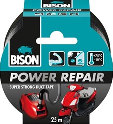 Bison plakband Power Repair 48 mm x 25 m, zwart