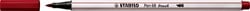 Brush stiften STABILO Pen 568/50 donkerrood