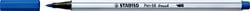 Brush stiften STABILO Pen 568/41 donkerblauw