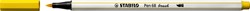 Brush stiften STABILO Pen 568/44 geel
