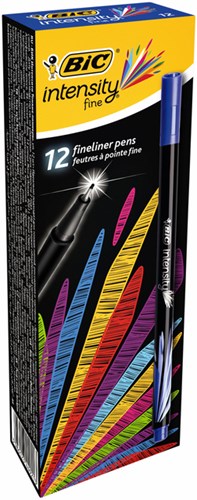 Bic fineliner Intensity blauw-3