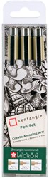 Fineliner Sakura Zentangle tool set 3delig