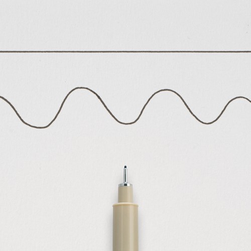 Fineliner Sakura pigma micron zwart 0.35mm-3