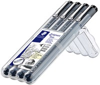 Staedtler fineliner Pigment Liner opstelbare box met 4 stuks 0,1 - 0,3 - 0,5 en 0,7 mm-3
