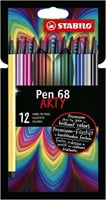Viltstift STABILO Pen 6812-1-20 etui à 12 kleuren