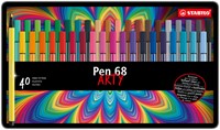 Viltstift STABILO Pen 68 blik à 40 kleuren