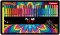 Viltstift STABILO Pen 68 blik à 50 kleuren